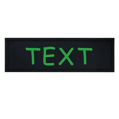 2 PCS Personalized Dog Name Labels Colorful Pattern Pet Harness Custom Tag Removed Stickers ID Dog Chest Strap Vest Collar Tag