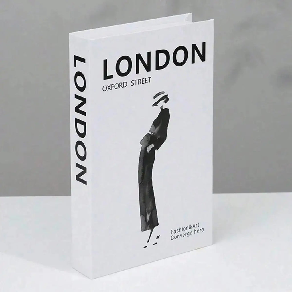 Modern Foldable Fake Book (3counts), City Theme Fake Book, Book Shaped Photo Props, Desktop Ornaments for Home Decor