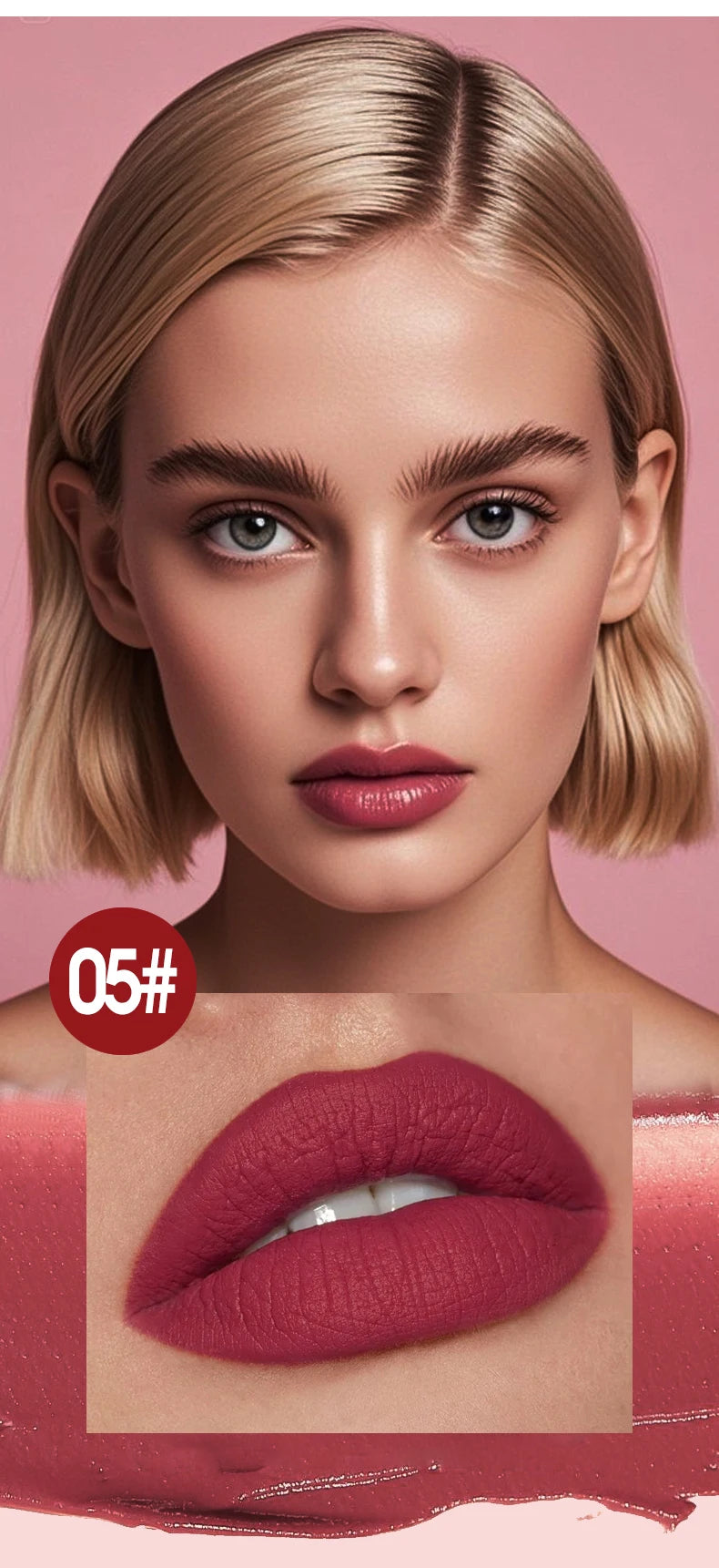 Velvet Soft Matte Lip Glaze Waterproof Long Lasting Moisturizing Non Transfer Lipstick Makeup Cosmetics Beauty Health