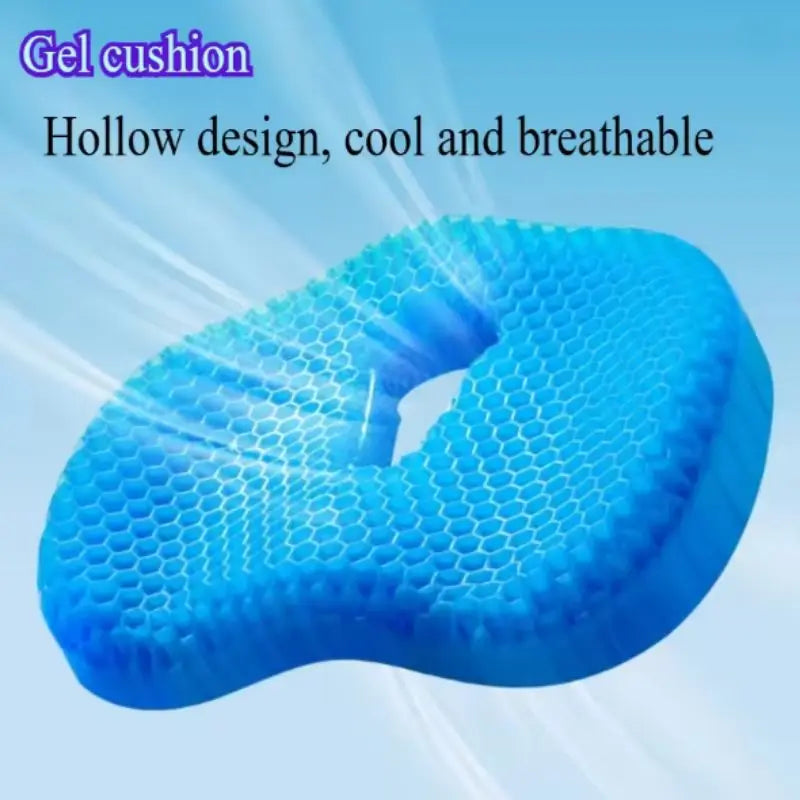 seat cushion ice pad seats home Honeycomb gel cushion chair thickened home commuter office long-sitting silicone summer