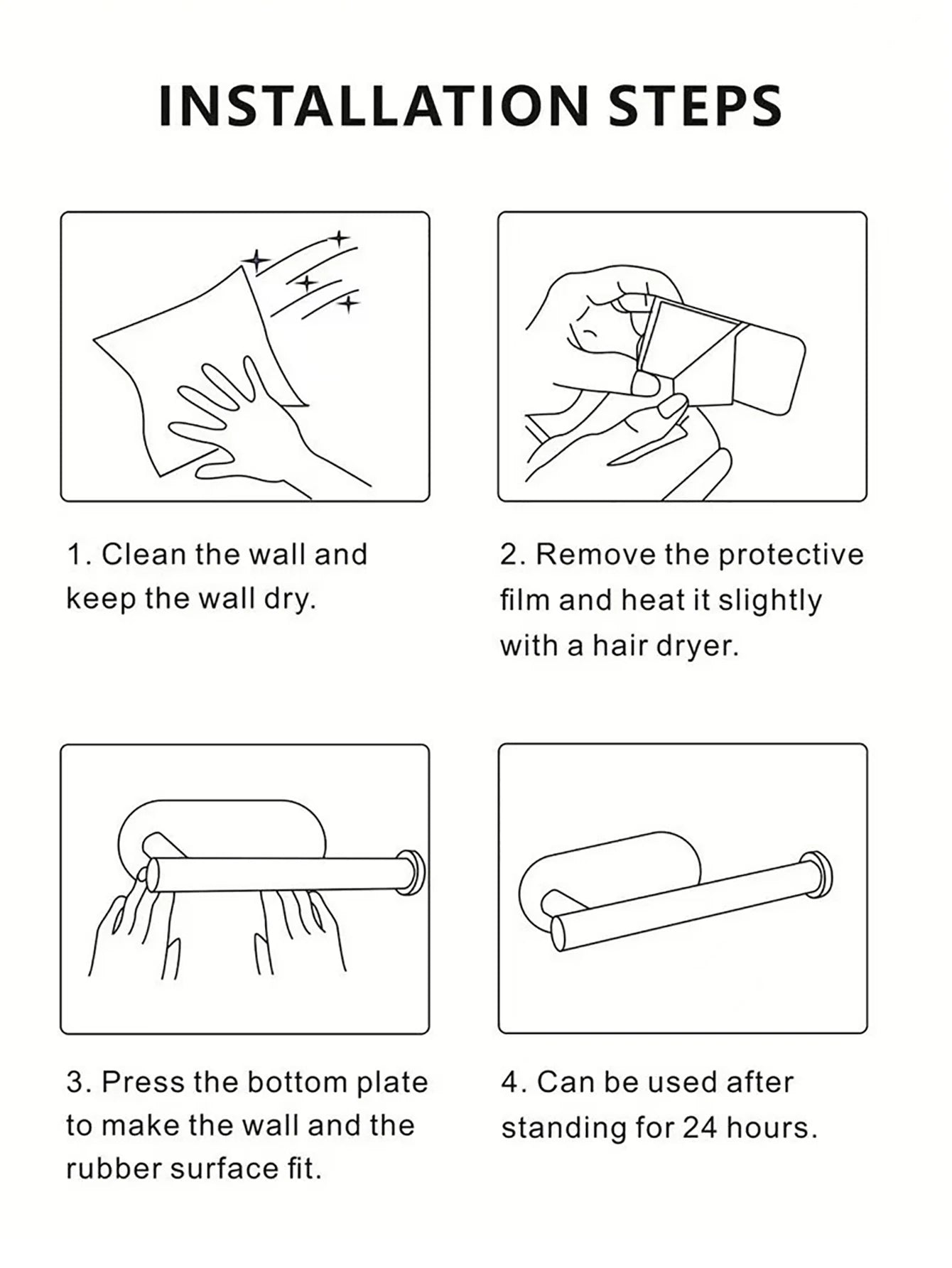 Kitchen Paper Towel Holder Adhesive Tissue Hanger Toilet Roll Paper Dispenser Cabinet Storage Napkin Rack Bathroom Accessories