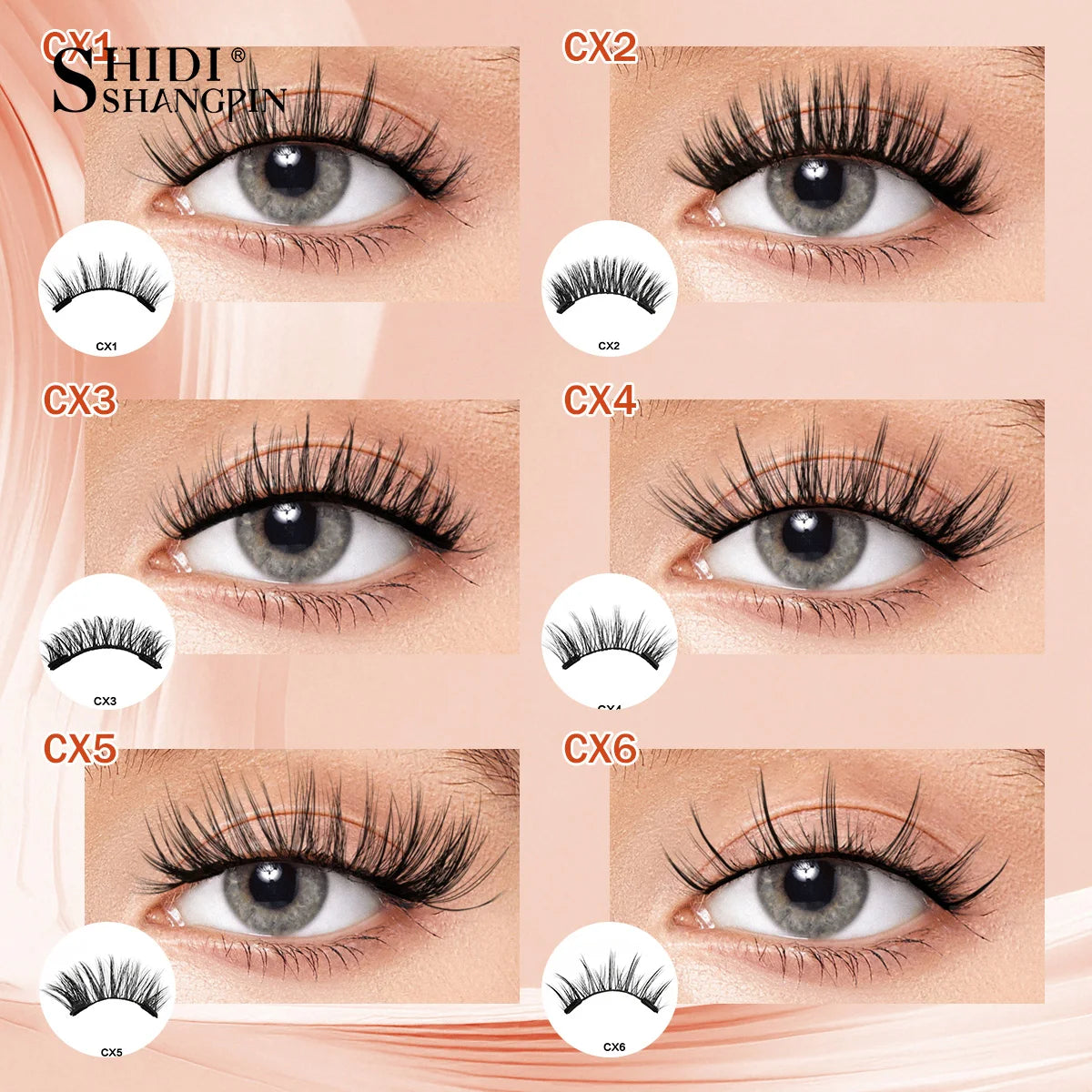 Magnetic Lashes Kit With Curler 10 pairs Reusable Fluffy Natural Magnetic Mink False Eyelashes Waterproof No Glue Needed Makeup