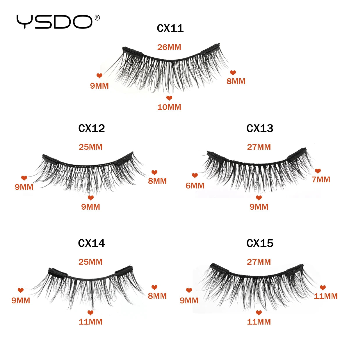 Magnetic Lashes Kit With Curler 10 pairs Reusable Fluffy Natural Magnetic Mink False Eyelashes Waterproof No Glue Needed Makeup