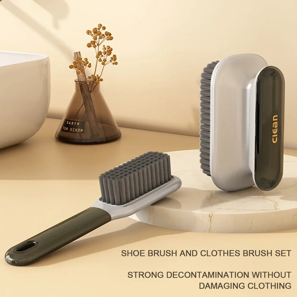 2Pcs Shoe Cleaning Brush Plastic Clothes Scrubbing Household Multi-functional Cleaning Tool Commercial Washing Brush Accessories