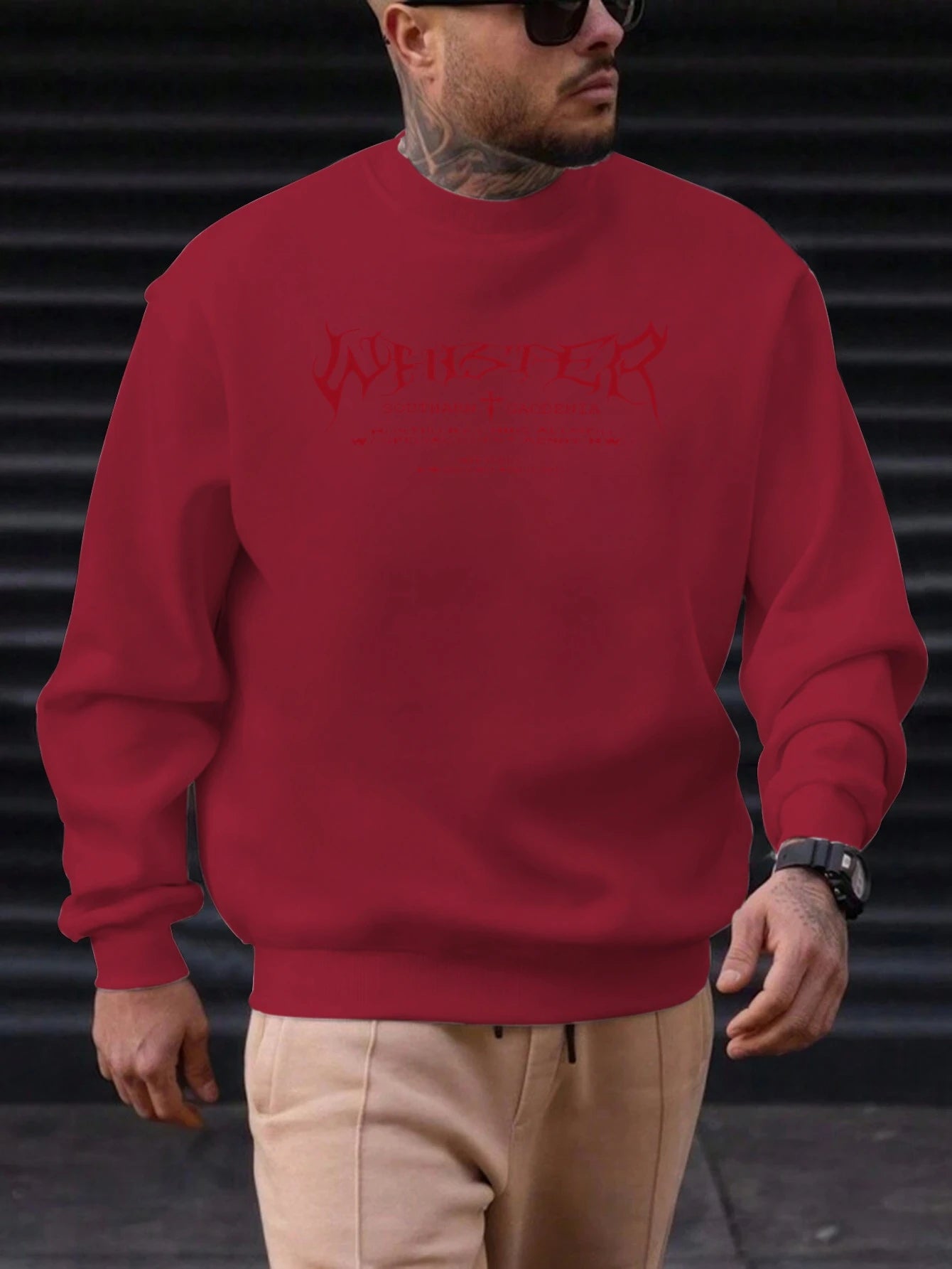 Men's Southarn Pattern Print Hoodie round Neck Casual Comfortable High Quality Fashion Autumn Daily Wear Street Style