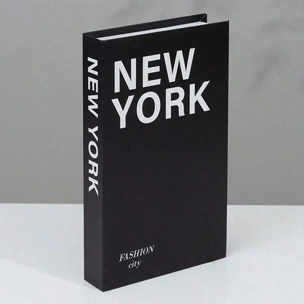 Modern Foldable Fake Book (3counts), City Theme Fake Book, Book Shaped Photo Props, Desktop Ornaments for Home Decor