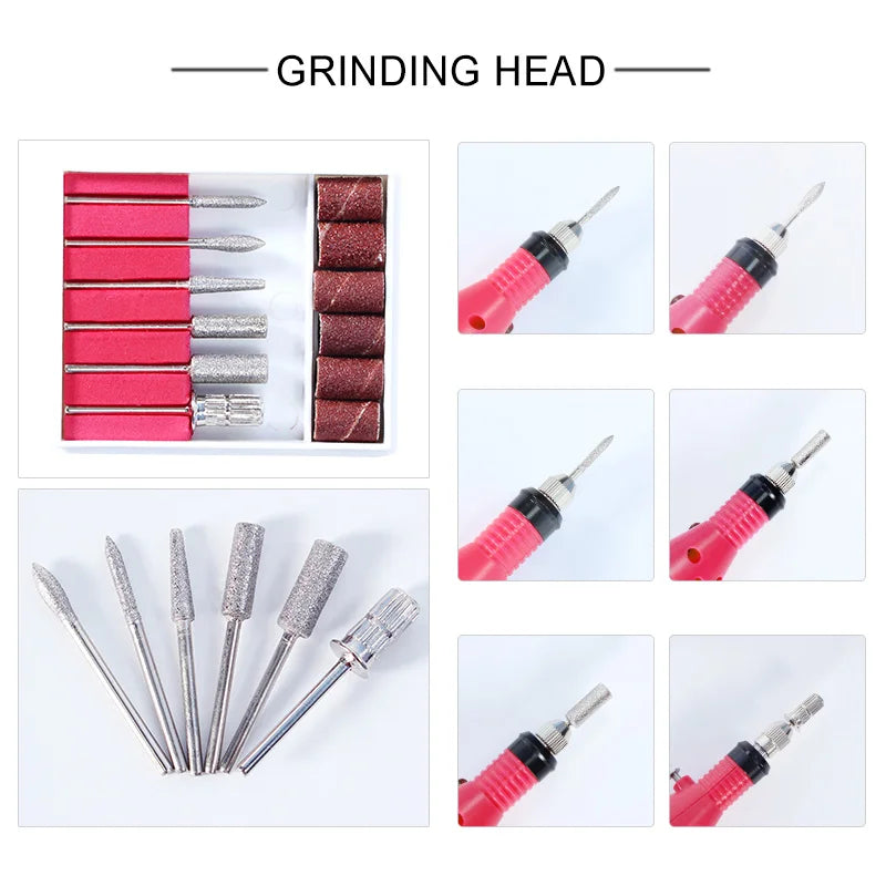 Gel Nail Polish Kit With UV Nail Lamp Electric Nail Drill Machine Soak OFF Gel Nail Kit Base&Top Coat Gel Polish Nail Tools Set