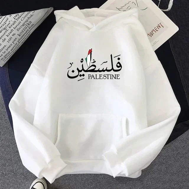 Palestine Hoodie Fashion Women Harajuku Aesthetic Graphic Palestina Hoodies Classic Unisex Vintage Hooded Pullovers Sweatshirts