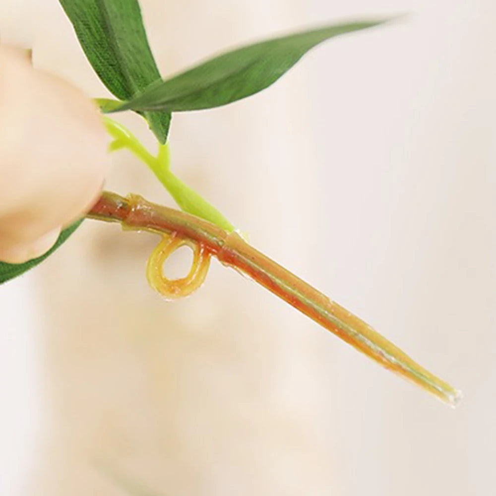 Nordic Style Wall Hanging Fake Willow Leaf Wreath Green Vine Wall Decorations Wedding Decoration Accessories