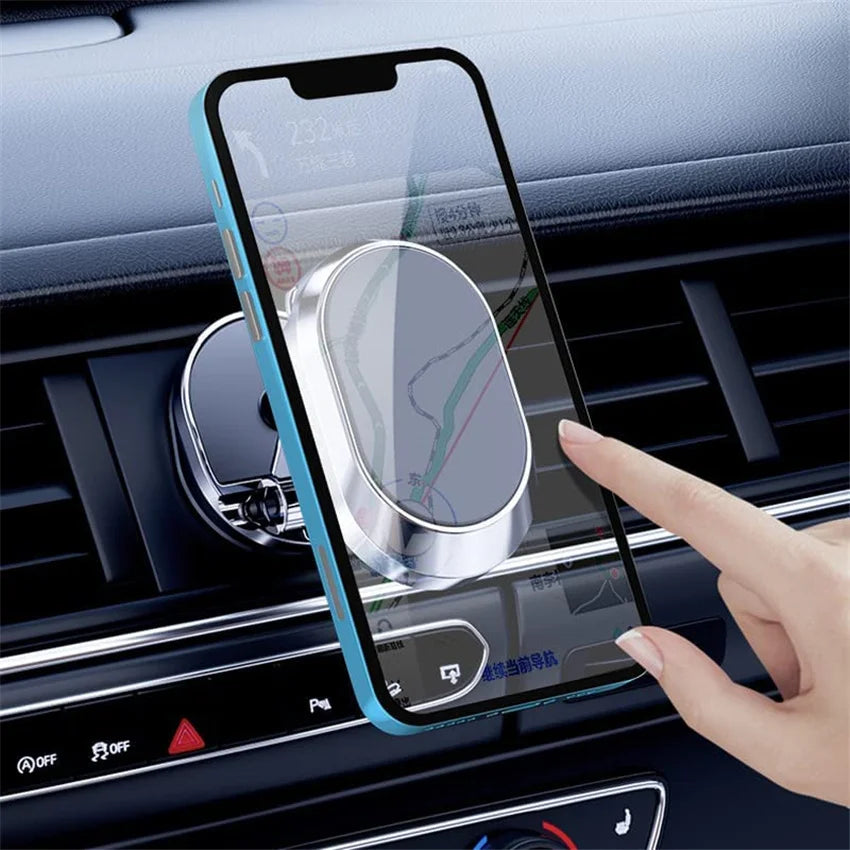 1080° Rotatable Magnetic Car Phone Holder Magnet Smartphone Support GPS Foldable Phone Bracket in Car For IPhone Samsung Xiaomi