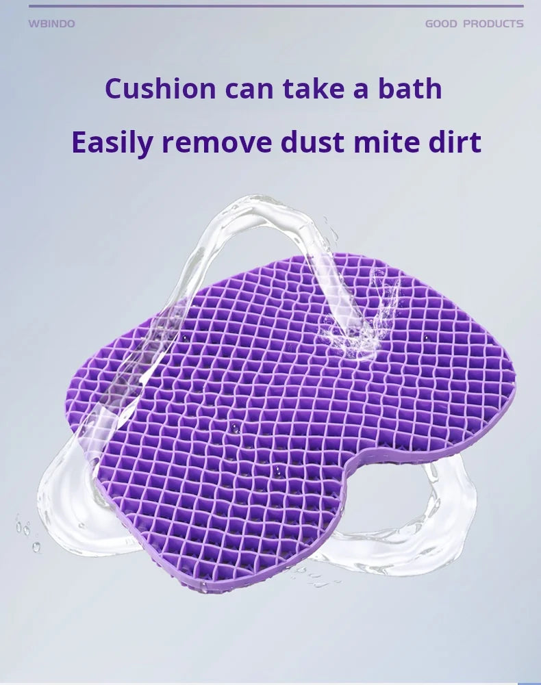 Cushion honeycomb gel summer sitting seat cushion office car seat cushion summer breathable cold pad,suitable for cars