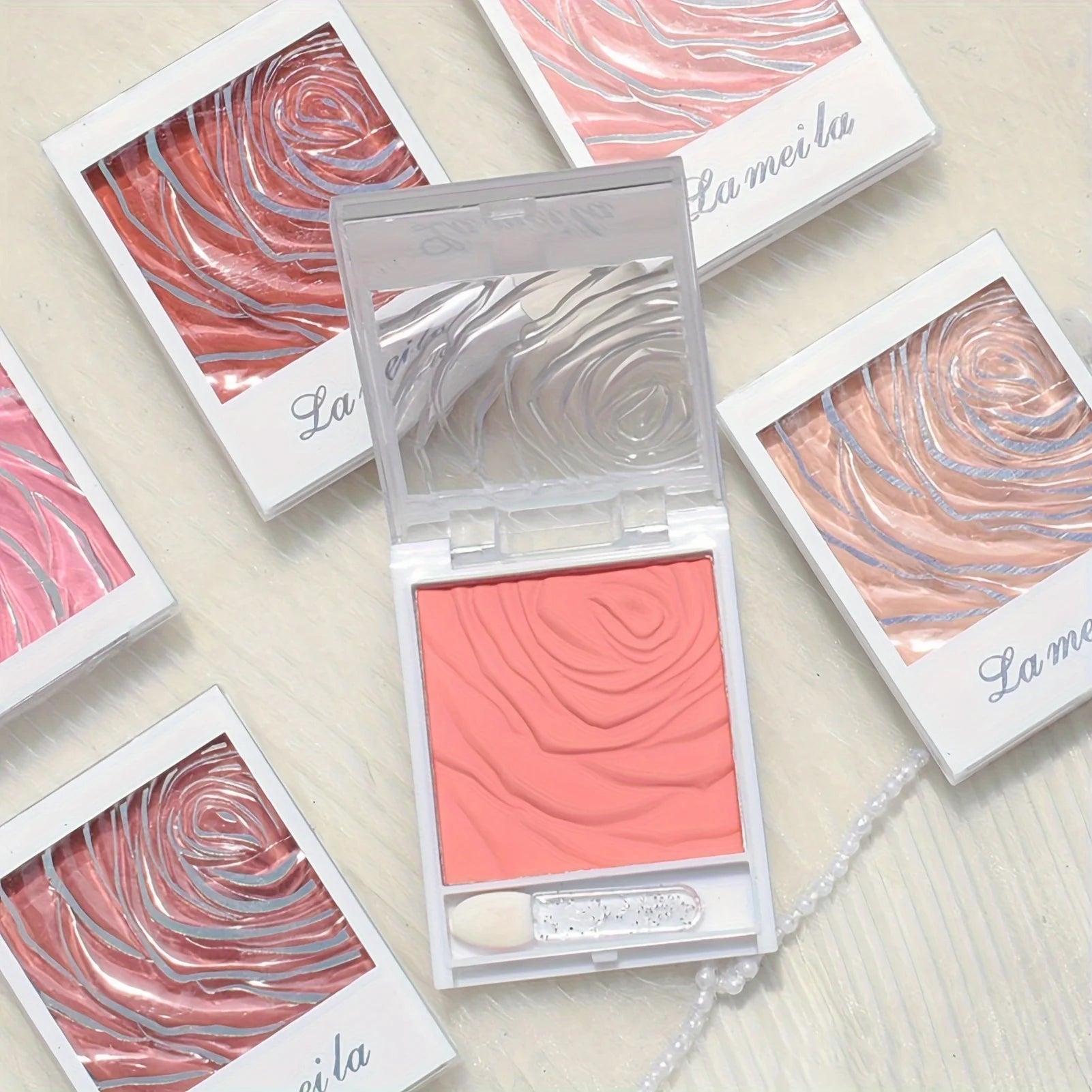 Monochrome Blush Eyeshadow Powder Smooth Texture High Pigmented Long-lasting And Smudge-proof Rouge Natural Radiant Makeup