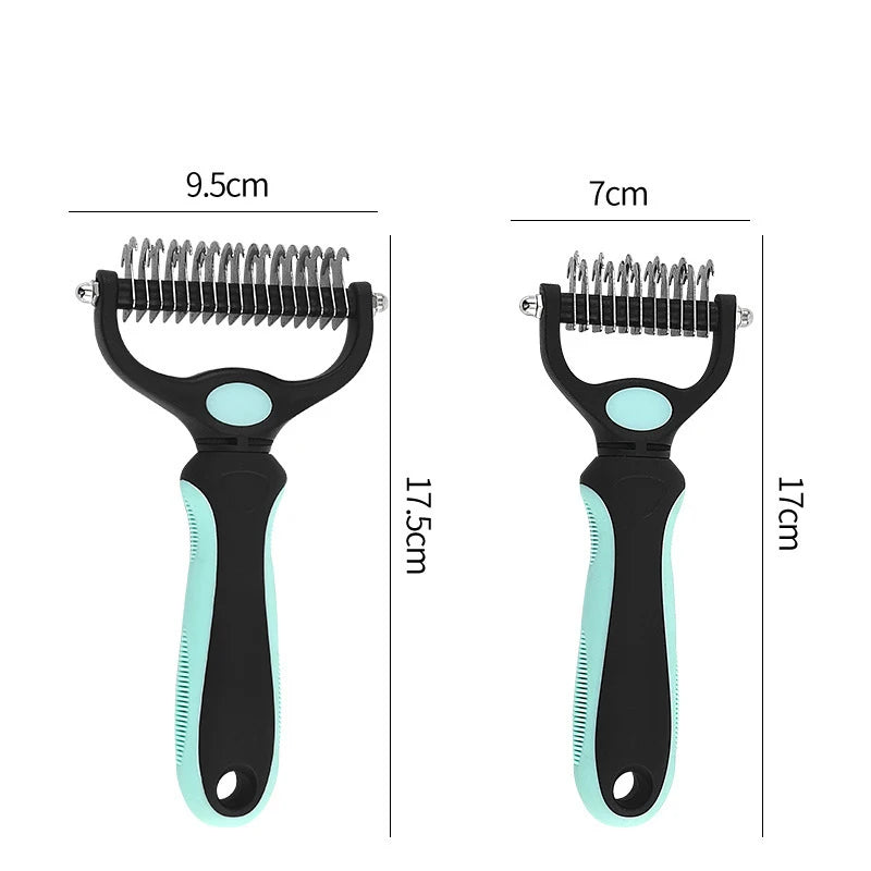 Stainless Pet Deshedding Brush Dog Hair Remover Pet Fur Knot Cutter Puppy Cat Comb Brushes Dogs Grooming Shedding Supplies