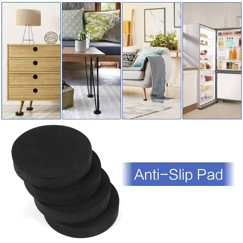 4Pcs Anti-Vibration Washer Mat Shock Absorbing Washer Pads Non-Skid Protector Mat EVA Vibration Isolation Mats Floor Protectors