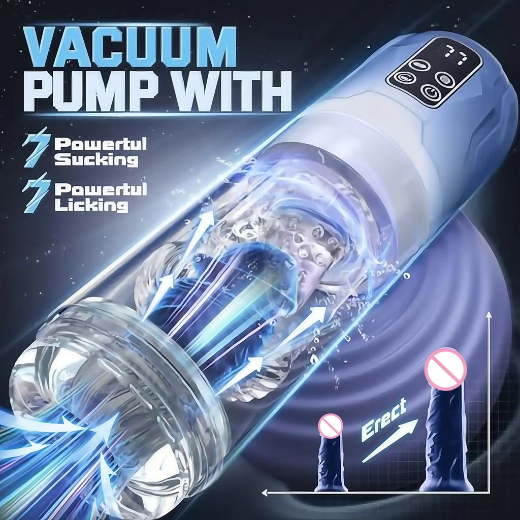 Telescopic Automatic Male Masturbator Masturbation Cup Blowjob Machine Sucking Pocket Pussy Vacuum Penis Pump Sex Toys for Men