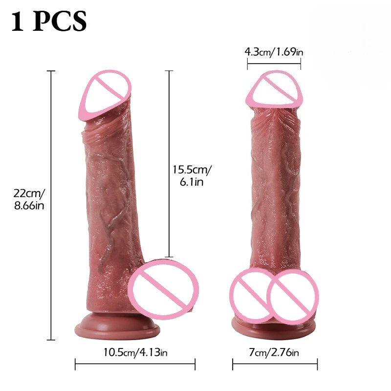 Super Realistic Dildo Waterproof Silicone Penis Adult Sex Toys Anal Vagina Masturbator Dildo with Suction Cup Cock Gode Massager