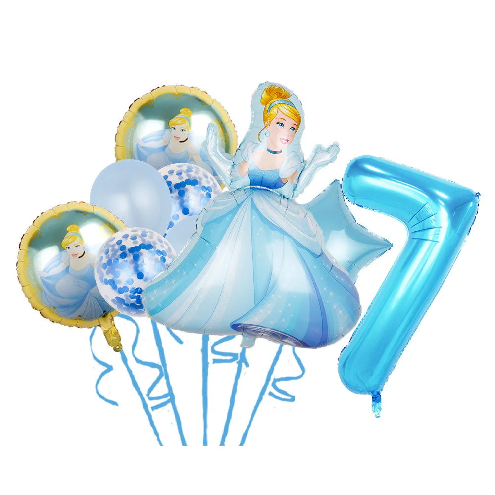 Disney Cinderella Princess Birthday Party Decoration Girls Cinderella Birthday Party Favors Plates Cup Napkins Tablecloth Supply