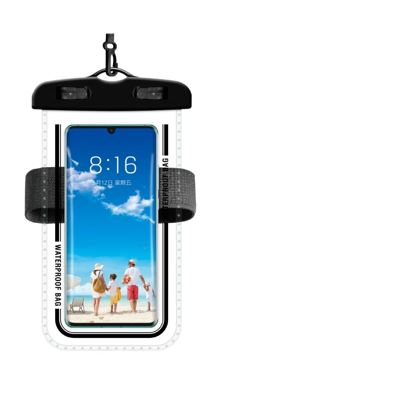 IPX8 30m Waterproof Phone Bag Pouch Case For Apple iPhone Xiaomi Samsung Swimming Diving Clear Armband Touchable Lanyard