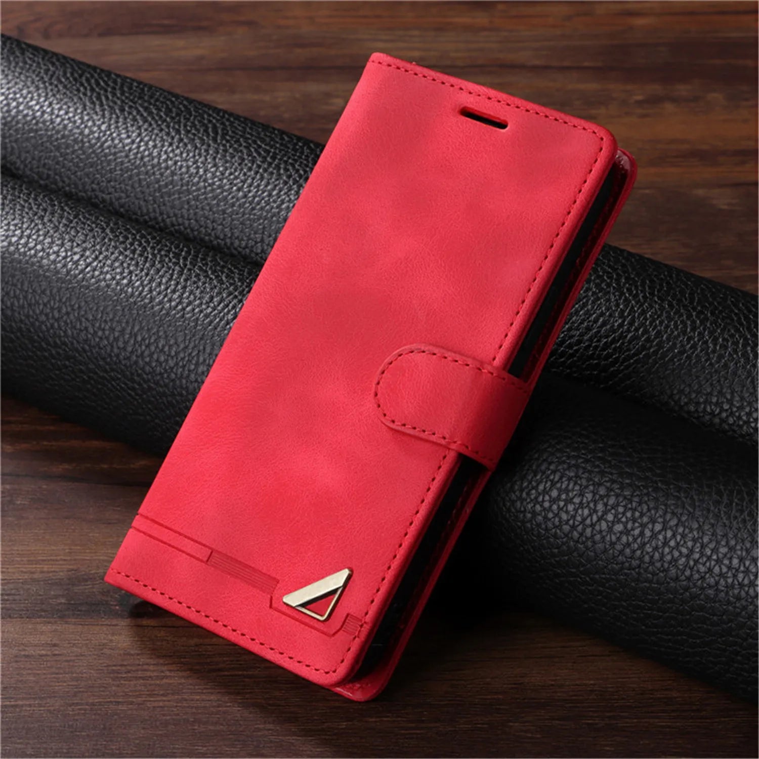 Business Leather Flip Phone Case For iPhone Air 17 16 Pro 15 14 Plus 13 Pro Max 11 12 XR X XS Max Luxury Wallet Bracket Cover