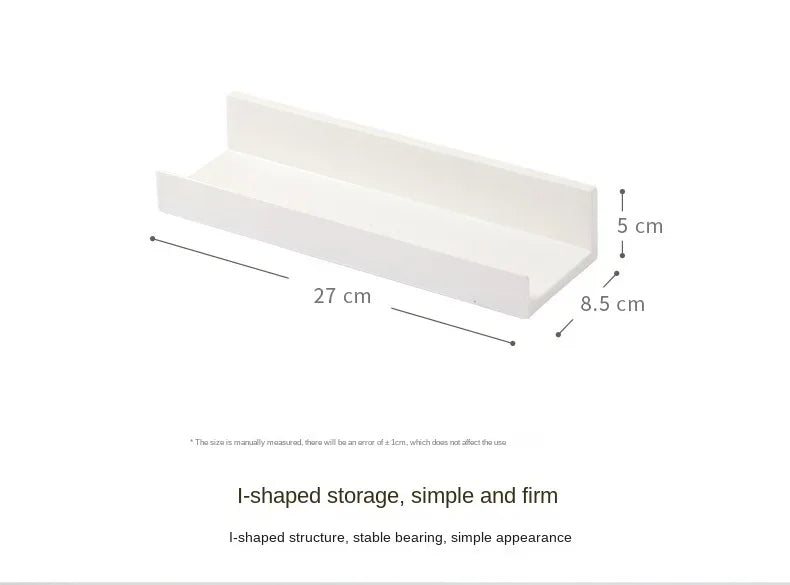 Bathroom Shelf Makeup Storage Organizer  Rack Self Adhesive No-drill Shelves Wall Shampoo Rack Shower Shelf