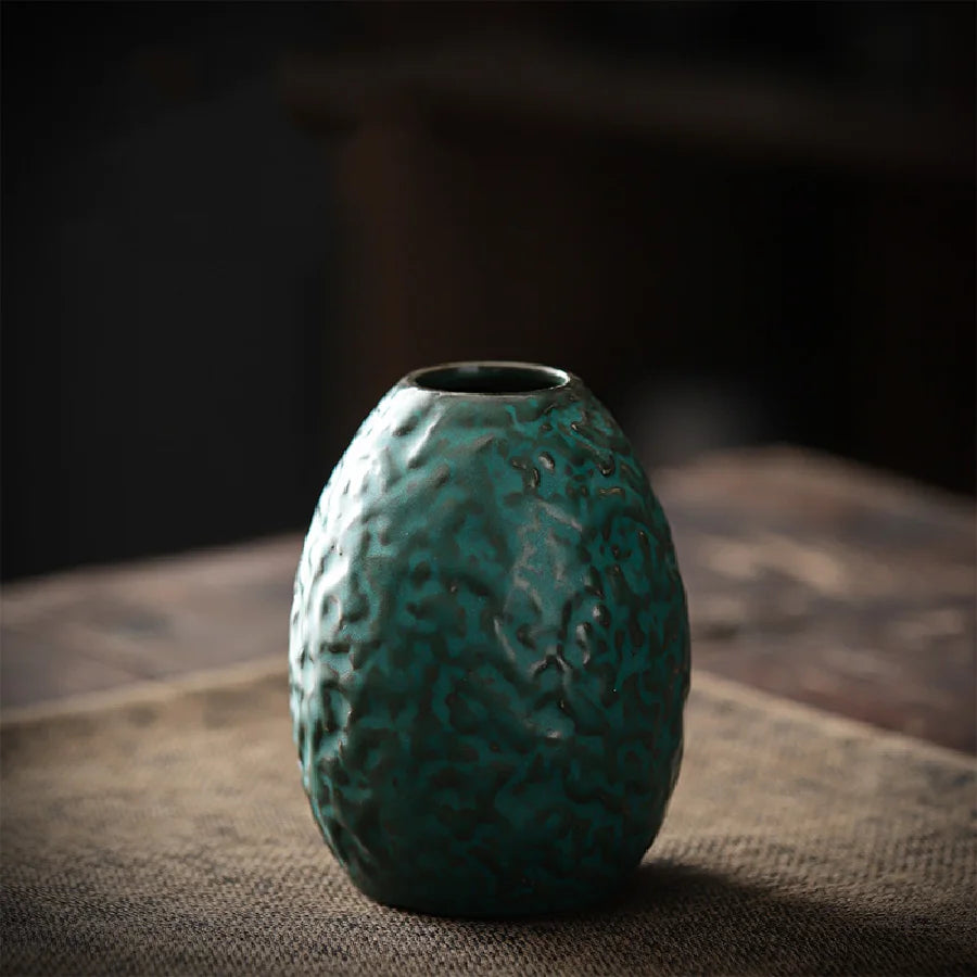 Vintage Vase Hydroponic Green Plant Simulation Flower Desktop Utensils Living Room Office Decoration Ornaments