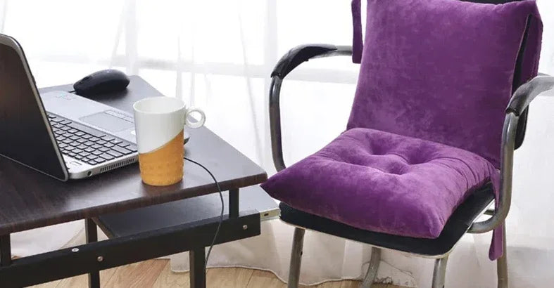 40X80CM Recliner Chair Seat Cushion - With Back Support Indoor Outdoor Pad Garden Patio Home Office Sofa Buttocks Comfort Mat