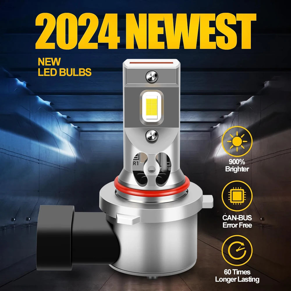 2PCS H7 H4 LED Bulbs Car Headlight Turbo Fan H11 H8 H9 9005 HB3 Led Lights 9006 HB4 Auto Headlamp CSP 30000LM 6000K Super White