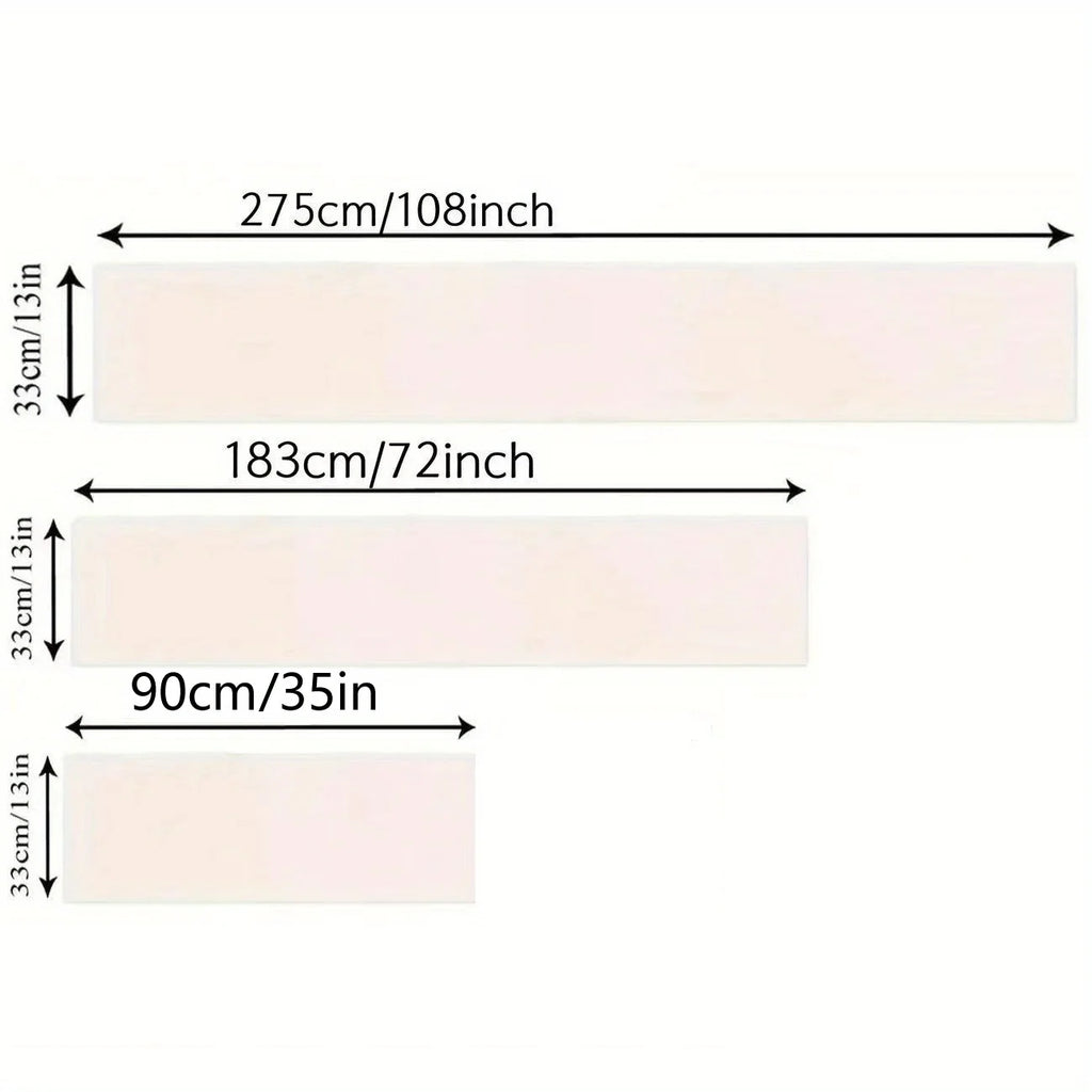 1 Piece Beach Theme Table Runner with Waves and Beach Patterns - Suitable for Home Decoration, Beach Party, Summer Party and Tropical Style Activities