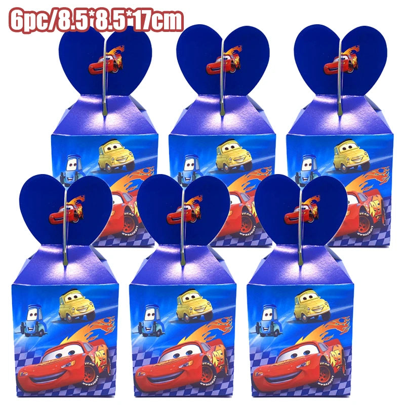 Disney Cars Birthday Decoration Cartoon Lightning Mcqueen Party Paper Plates Napkins Cups Balloon Event Supplies Baby Shower Kid