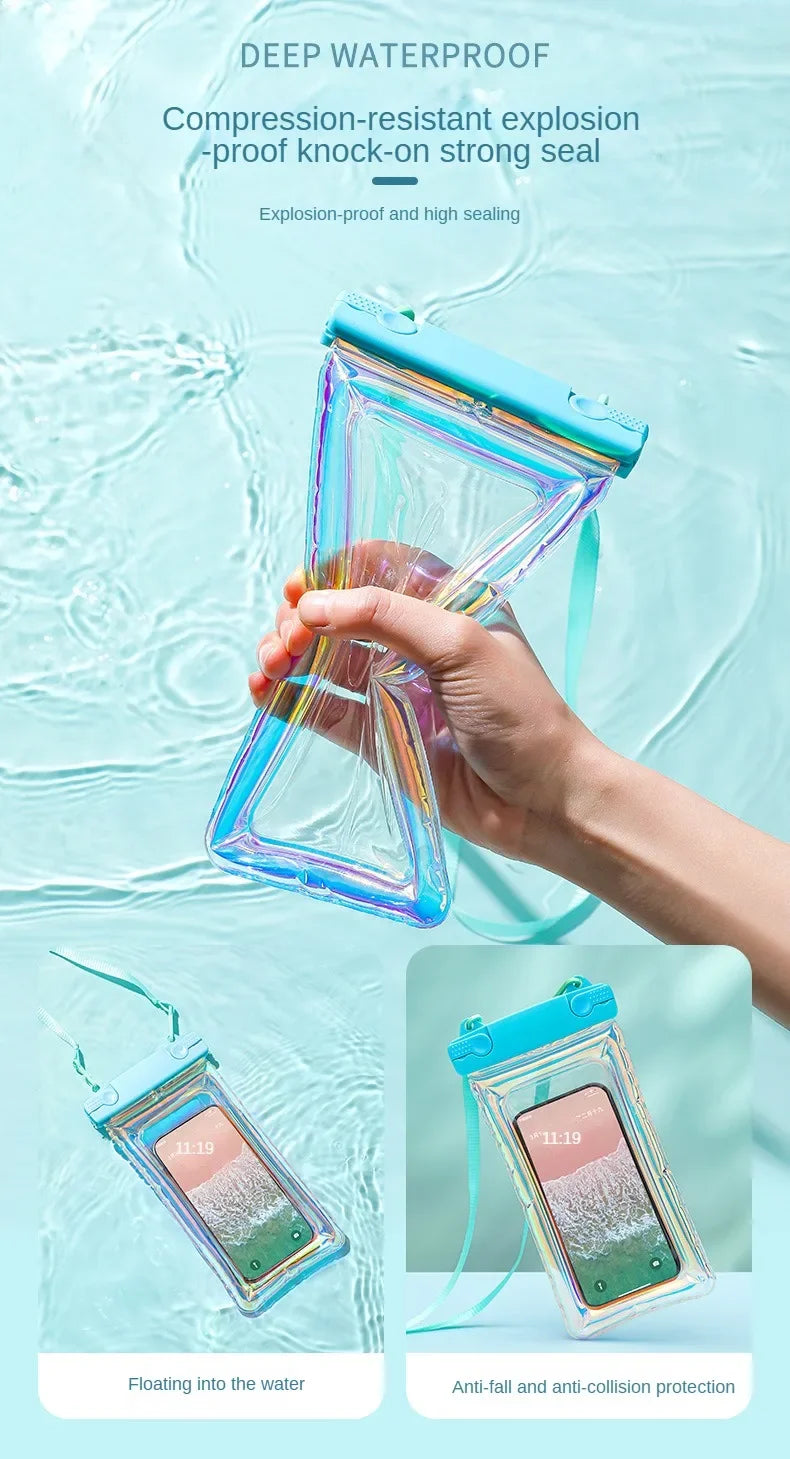 Swimming Bags Waterproof Phone Case for IPhone 15 14 13 12 11 Pro Max X Xiaomi 13 Samsung S23 Universal Waterproof Bag