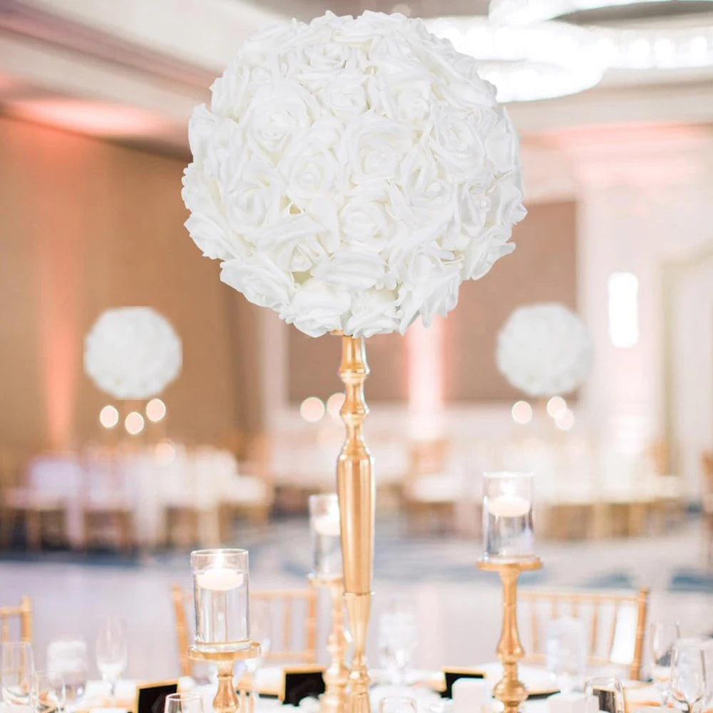 PE Foam Roses Artificial Flowers Wedding Bride Bouquets Festival Decor DIY Gift Wreath Home Table Outdoor Garden Party Hot Sales