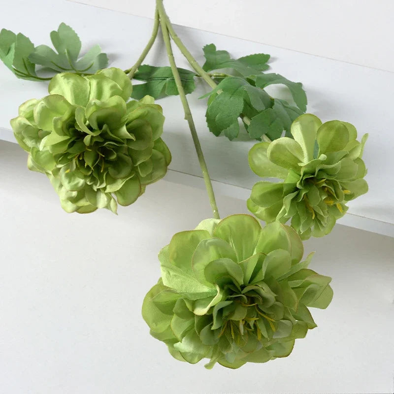 77CM Artificial Flower Geranium Silk Flower Wedding Decoration Decoration Decoration Photography Props Fake Flowers