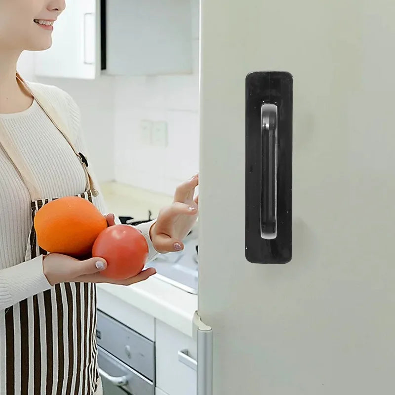 1/10pcs Self Adhesive Cabinet Handles Plastic Punch-Free Wardrobe Door Handle Organizer Kitchen Bathroom Furniture Door Pulls