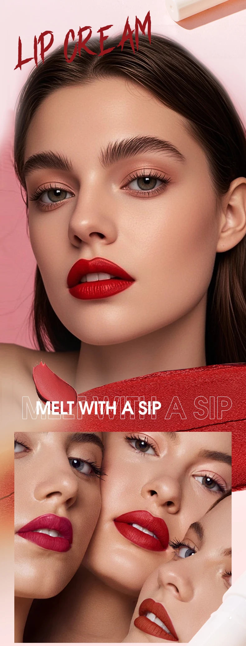 Velvet Soft Matte Lip Glaze Waterproof Long Lasting Moisturizing Non Transfer Lipstick Makeup Cosmetics Beauty Health