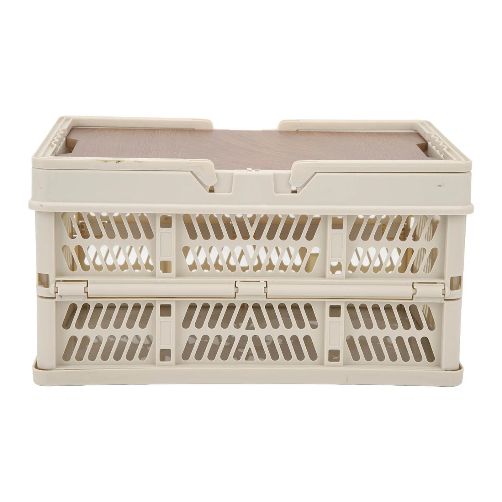 Foldable Camping Picnic Basket with Movable Board Large Capacity Multifunction Handheld Storage Box Home Organization