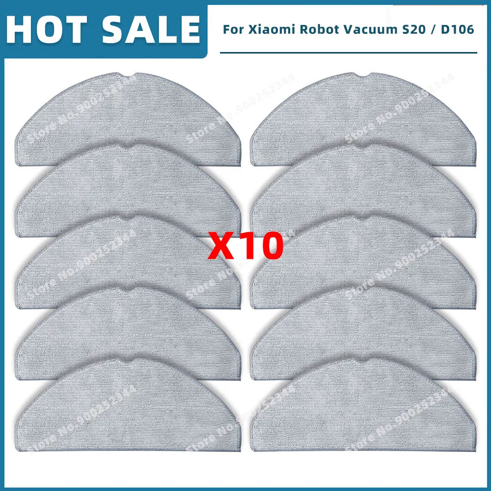 Compatible For Xiaomi Robot Vacuum S20 / D106 Replacement Parts Accessories Main Side Brush Mop Cloth Filter