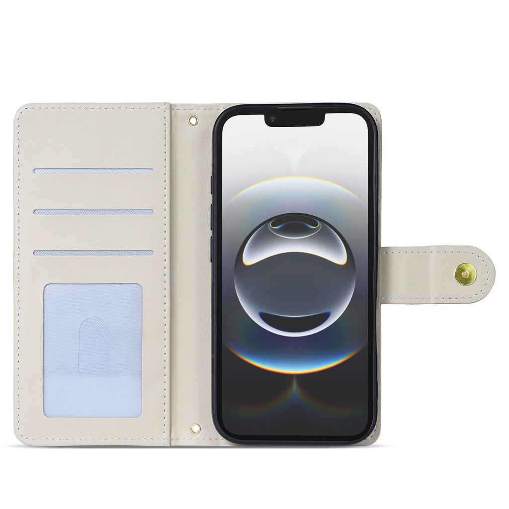 Strap 3D Leather Phone Wallet Case Book For Samsung Galaxy S25 S24 S23 S22 S21 S20 A06 A16 A26 A36 A56 A15 A35 A55 A54 A53 Cover