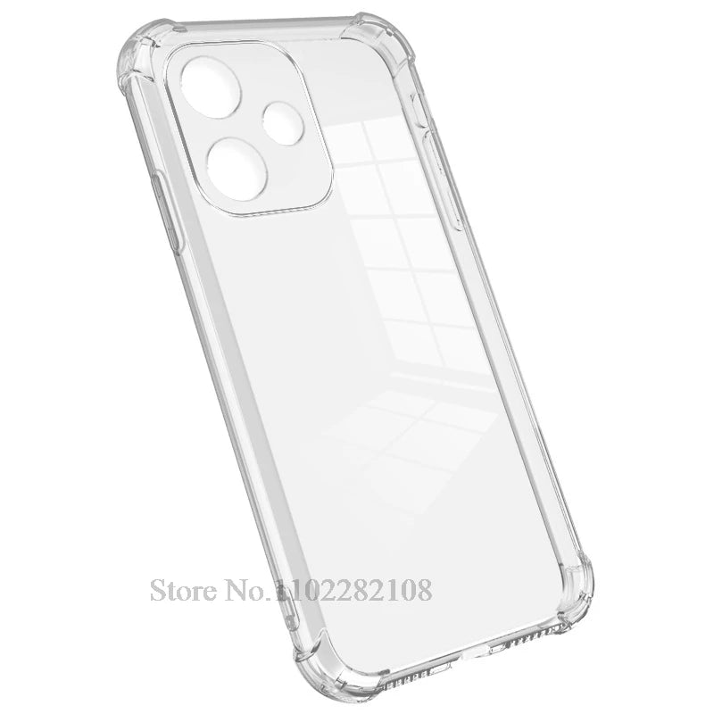 Clear Cover For Xiaomi Redmi Note 10 11 12 4G 10s 11s 12s 12 Pro A1 A2 Plus 10 2022 10C 12C 13 13C 5G Transparent Silicone Case
