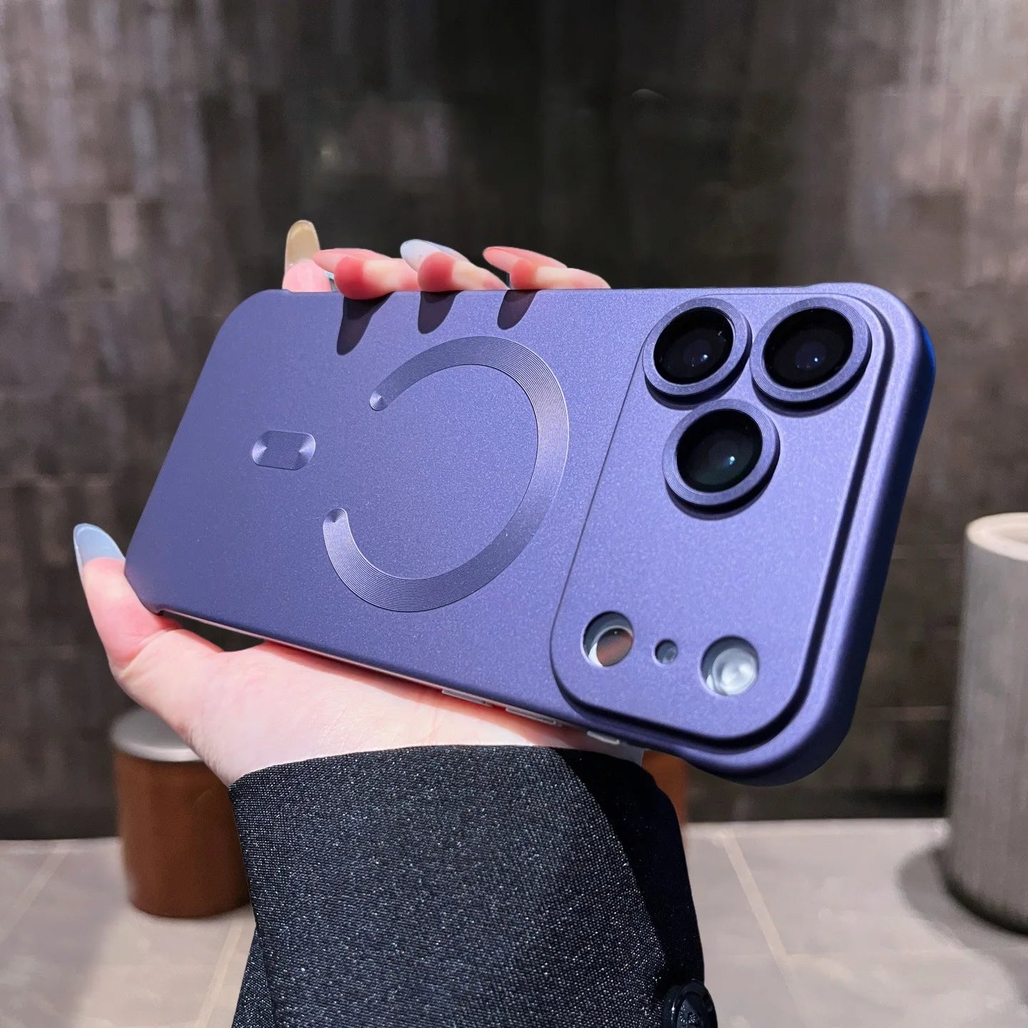 Ultra Thin PC Magsafe Case for iPhone 17 11 12 13 14 15 16 Pro Max Plus iPhone Air Frameless Shockproof Camera Protector Cover