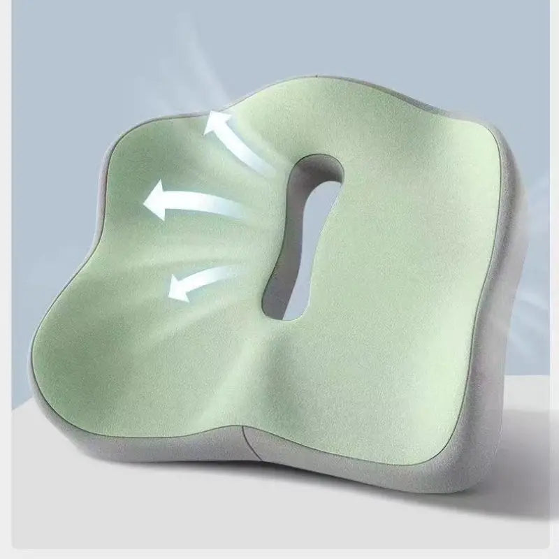Seat Cushion Ergonomically Designed Memory Sponge Pad Suitable for Office Chairs and Wheelchairs