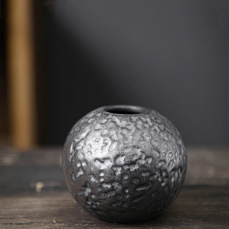 Vintage Vase Hydroponic Green Plant Simulation Flower Desktop Utensils Living Room Office Decoration Ornaments