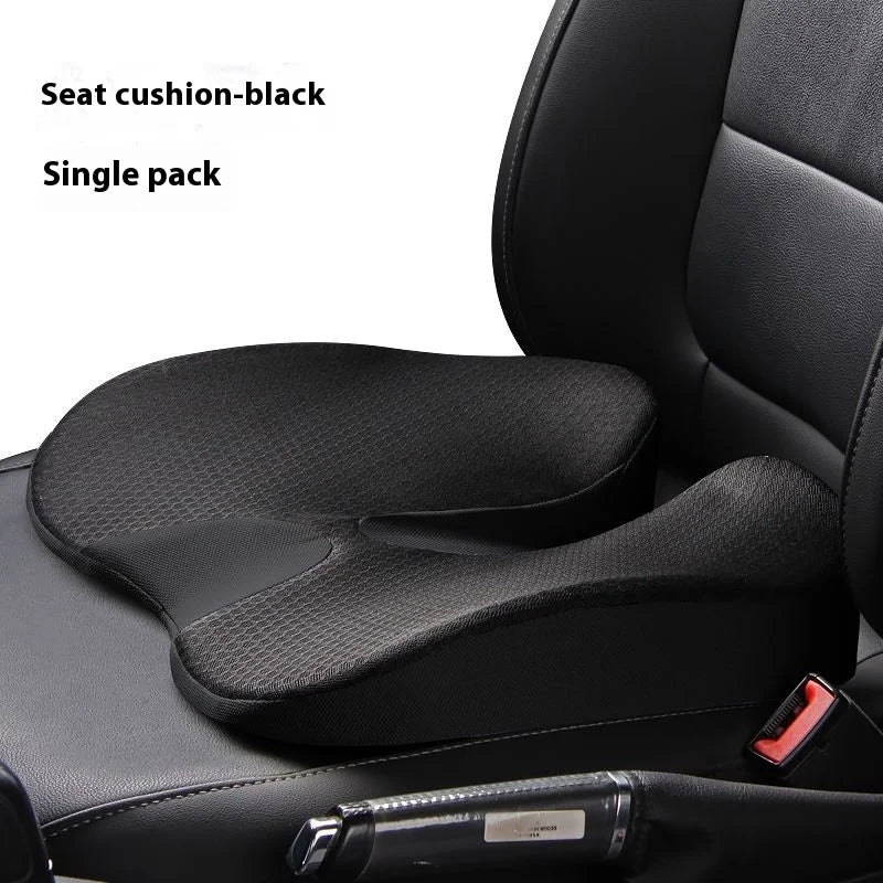 Memory Foam Seat Cushion Waist Back Support Pillow Set Orthopedic Ergonomic Coccyx Relief Hip Lumbar Pad for Office Chair Car