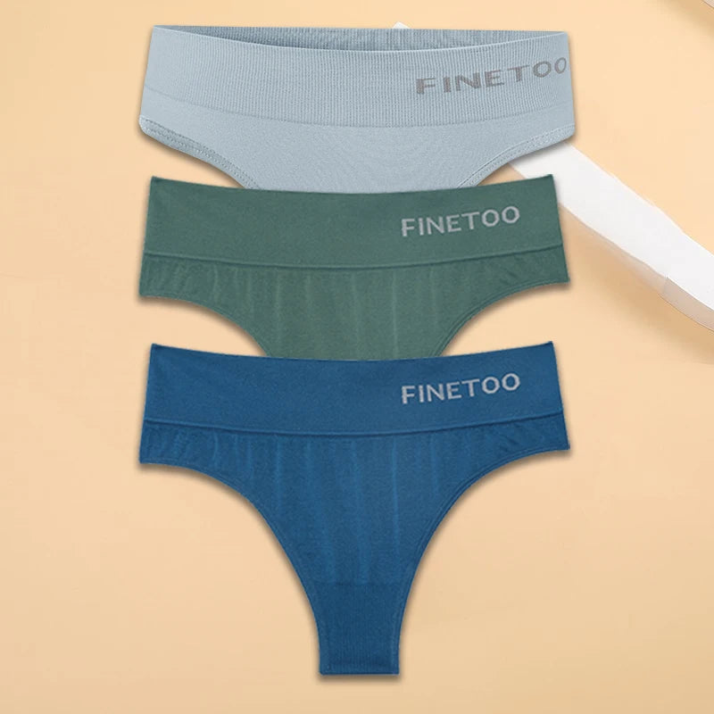 M-2XL Seamless Thongs Women High Waist G-string Ladies Comfortable Bikini Panties Soft Thong Underpants Girls Underwear Lingerie