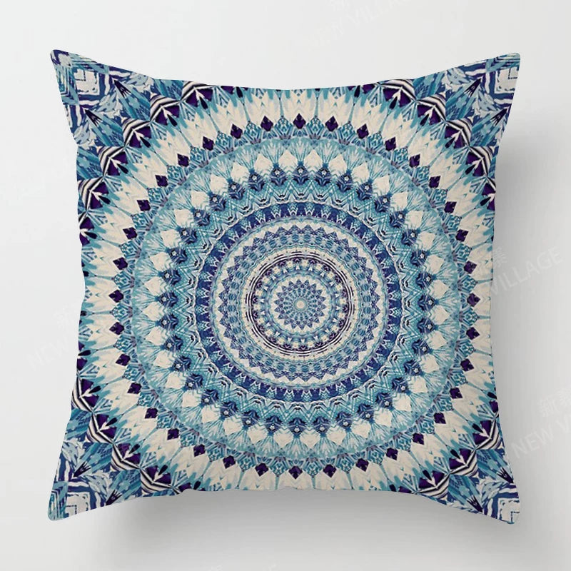 Fall home decor autumn living room throw pillow cover sofa boho Cushion cover mandala 45x45cm 45*45 50x50 60x60cm 40*40 40x40cm
