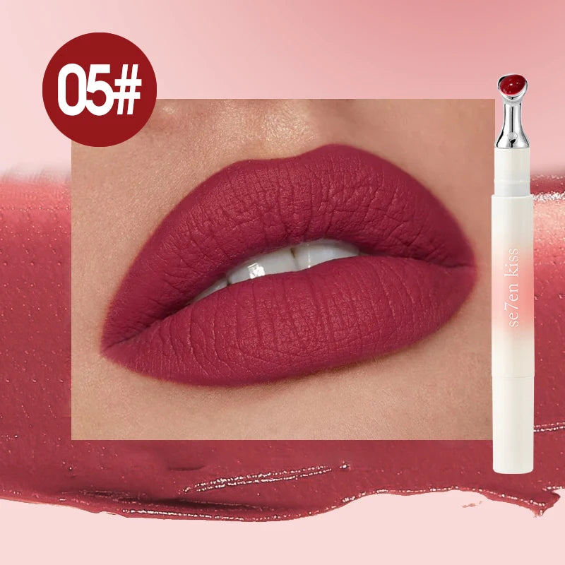 Velvet Soft Matte Lip Glaze Waterproof Long Lasting Moisturizing Non Transfer Lipstick Makeup Cosmetics Beauty Health
