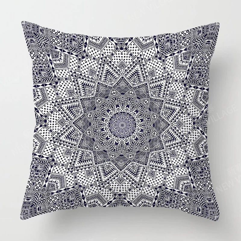 Fall home decor autumn living room throw pillow cover sofa boho Cushion cover mandala 45x45cm 45*45 50x50 60x60cm 40*40 40x40cm
