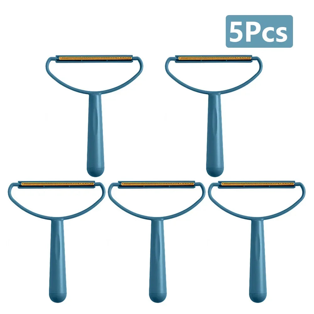 1-50Pcs Clothes Hair Scraper Pet Manual Lint Removal Coat Clothes Double Sided Hair Removal Shaver Brush Tool for Carpet Wool