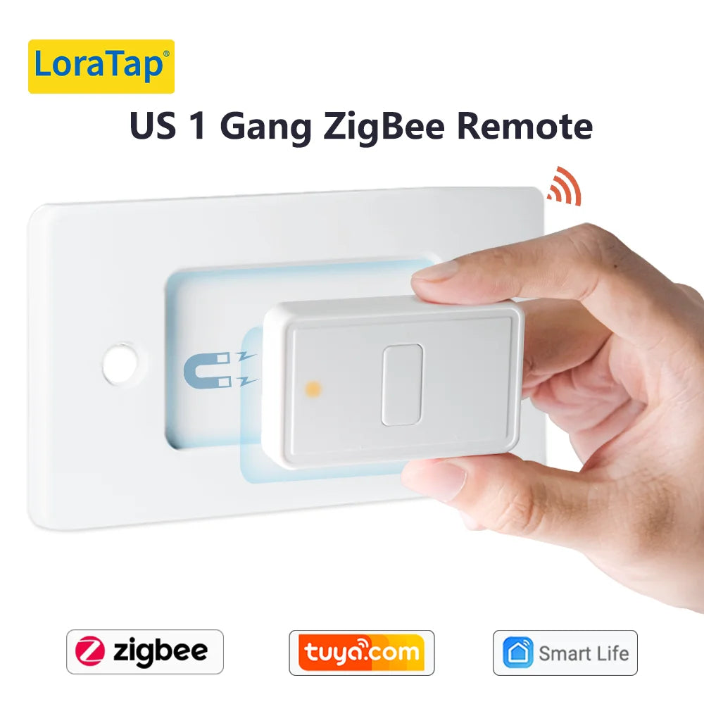 Tuya Smart Life ZigBee 3.0 Wireless Portable Pushbutton 1,2,3,4 Gang Remote Controller Scene Switch