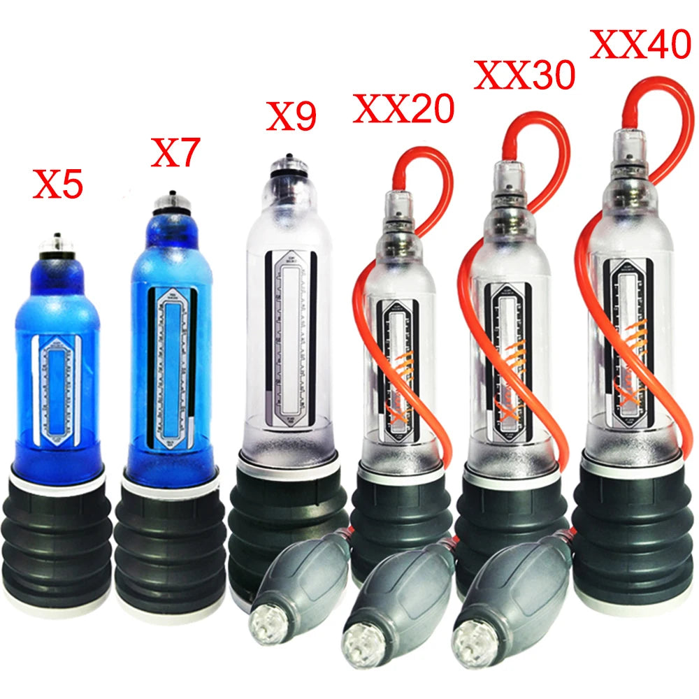 Male Vacuum Pump For Men Hydrotherapy Penis Pump Penis Enlarger Penis Enlargement Pump Cock Extender Dick Trainer Glans Sex Toys