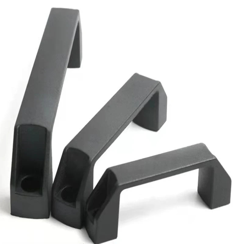 Black Modern Plastic Cabinet Door Drawer Toolbox Handle Furniture Cupboard Wardrobe Hardware Machine Tool